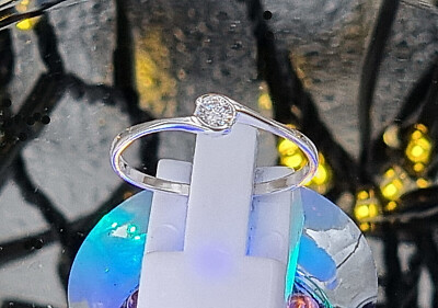 Sterling Silber 925 Solitär Ring mit einem Zirkonia Ø ca. 3,5 mm auch vergoldet