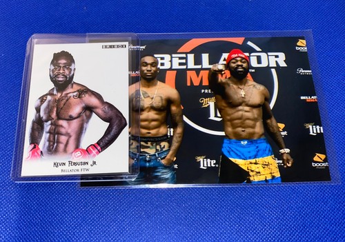 Kevin Ferguson Jr Bellator MMA Trading Card & Photo Lot
