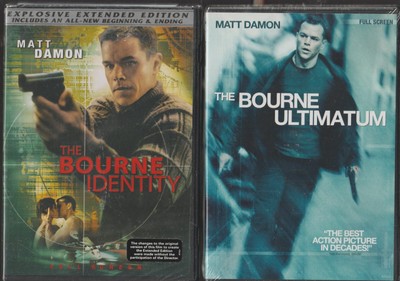 MATT DAMON - JASON BOURNE TRILOGY - DVD - NEW / SEALED