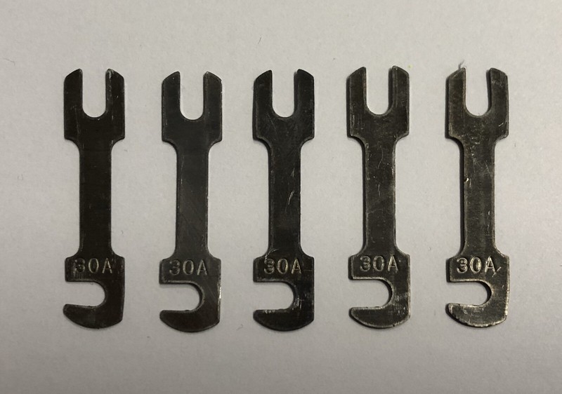 5x Sicherung 30 A Hauptsicherung 98200-53000 FÃ¼R Honda Cx Gl Cb Vf Vt 30 A Neu