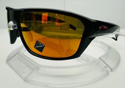 New Oakley Split Shot Sunglasses / Polished Black / Prizm Ruby Polarized Lens