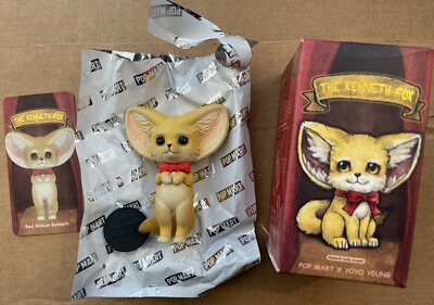 Pop Mart Yoyo Yeung The Kenneth Fox Mini Figure Red Ribbon Kenneth
