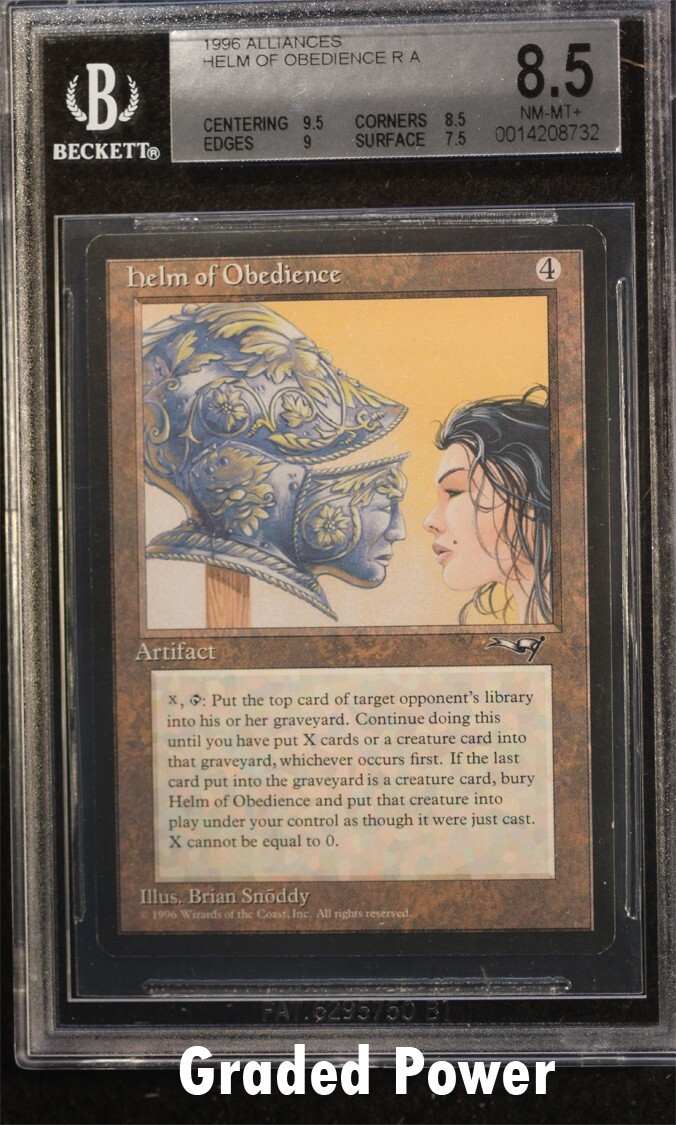 MTG　helm of Obedience Helm Of Obedience MTG Magic The Gathering Alliances Reserved