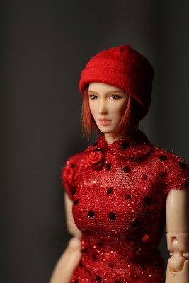 16 Scale Hat Red Wool Cap Topper F 12quot Action Figure Body Toy Hobbies