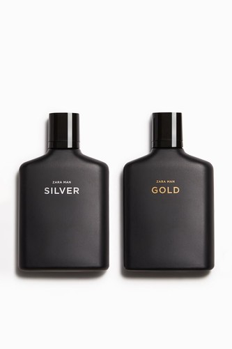 ZARA MAN SILVER EDT 100 ML + ZARA MAN GOLD EDT 100 ML (3.38