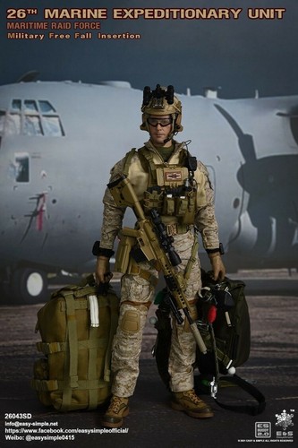 ミリタリー 1/6 26th MARINE EXPEDITIONARY UNIT 1/6 Easy&Simple 26043SD 26TH MEU MRF Military Free Fall