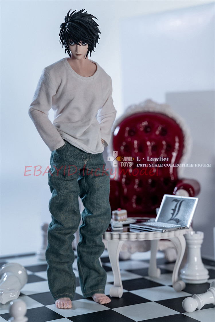 GAMETOYS デスノート L LAWLIET GT-007 1/6 スケール GAMETOYS 1/6 GT-007 L·Lawliet Action Figure DEATH NOTE Joint
