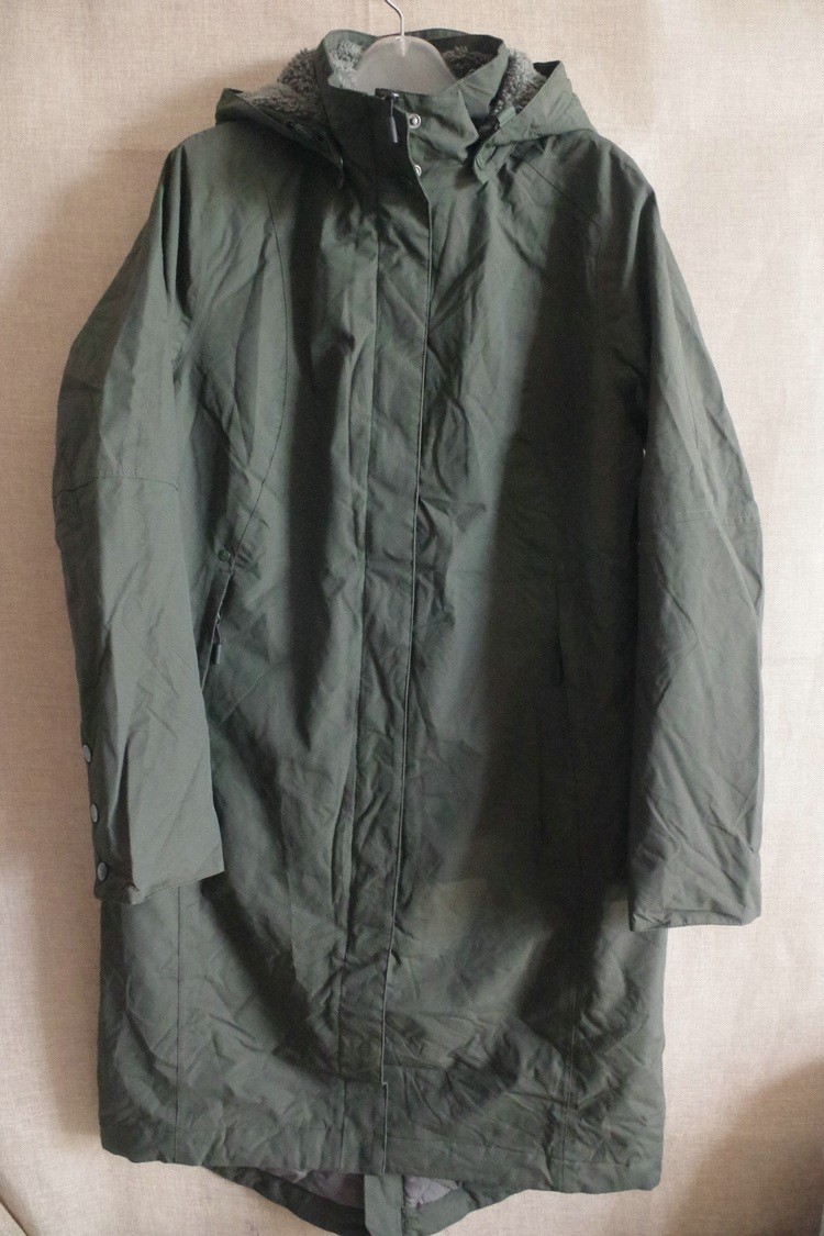 RRP180 Seasalt Janelle Coat Size UK 10 Woodland Fleece Waterproof Parka Jacket