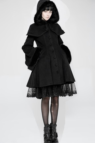 ブルゾン 00s gothic punk lolita fur jacket y2k Hb4fe688d09c744038d294a4280c55