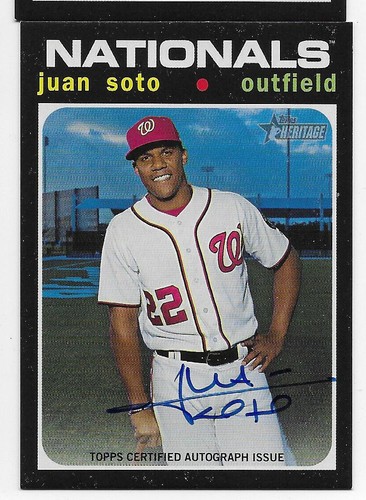 2020 Topps Heritage High Number - Juan Soto #ROA-JS