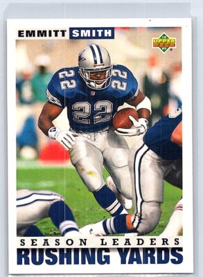 NFL COWBOYS EMMITT SMITH ルーキーカード Emmitt Smith 1993 Upper Deck #421 Football Card Dallas