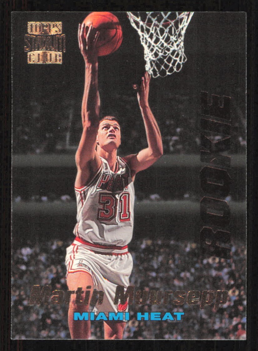 1996-97 Topps Stadium Club MARTIN MUURSEPP card MIAMI HEAT