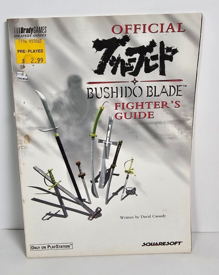 Official Bushido Blade Fighter's Guide - by David Cassady - Strategy Guide