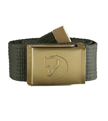 Fjallraven Canvas Brass Belt 4cm Mountain Grey