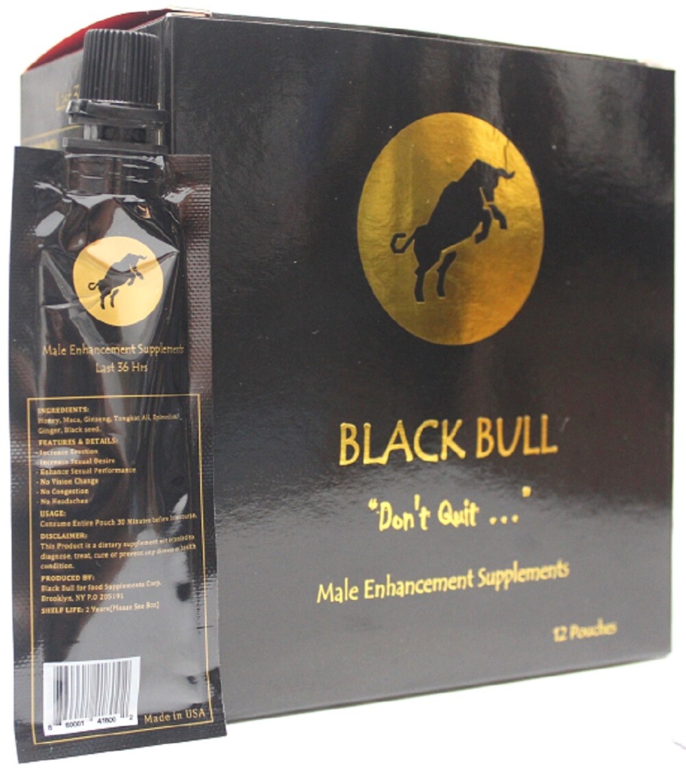 Blk Bull Dietary Supplement New Edition 12 Sachet