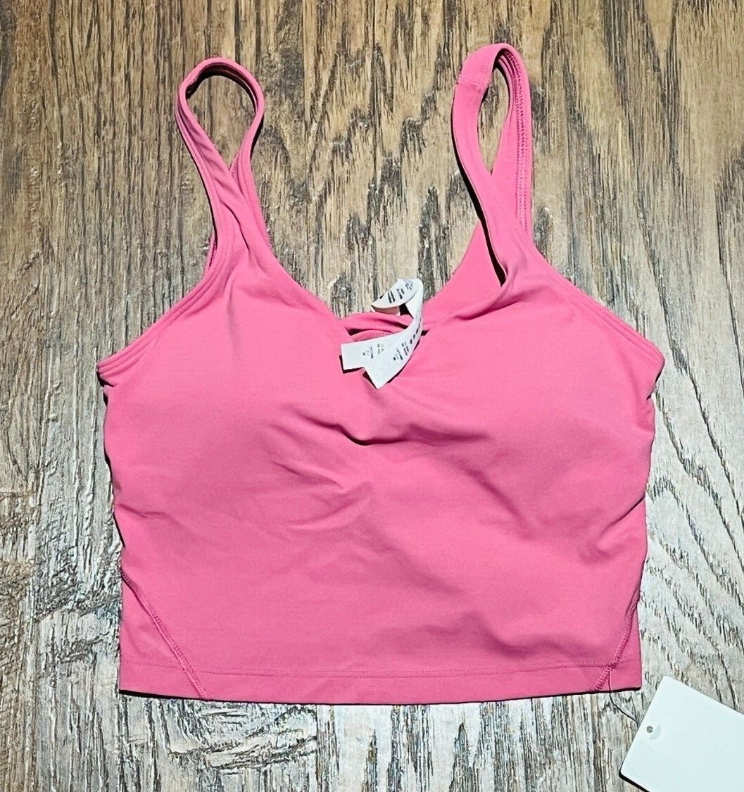 【専用】Lululemon Align Bra S ピンク　日本未発売　新品 NEW Women Lululemon Align Cropped Tank Top Guava Pink Size