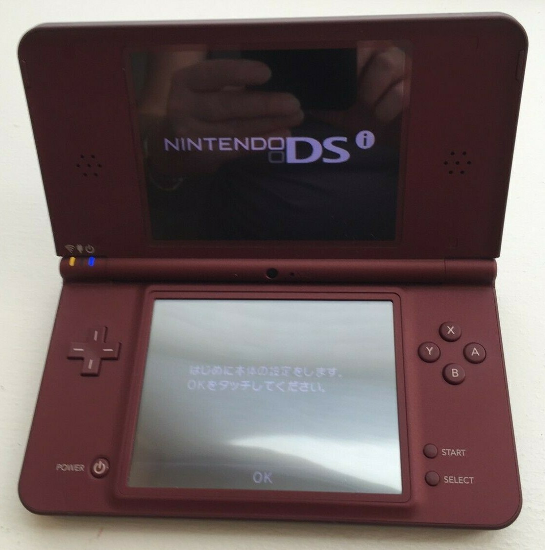 Nintendo DSi LL Burgundy/Wine Red-Japanese version-Not