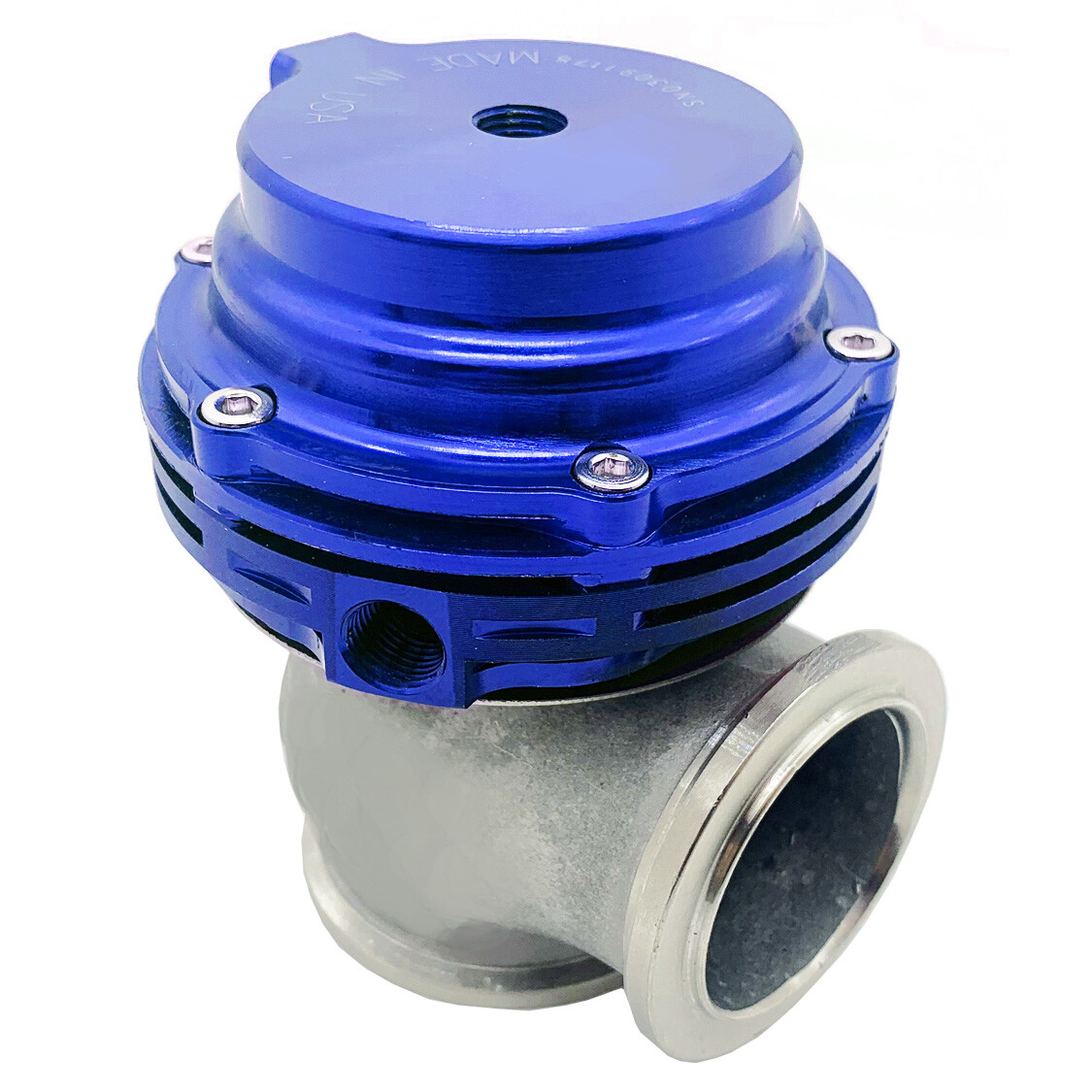 Blue MVS 38MM External Turbo Wastegate Fits Tial Springs & Flanges