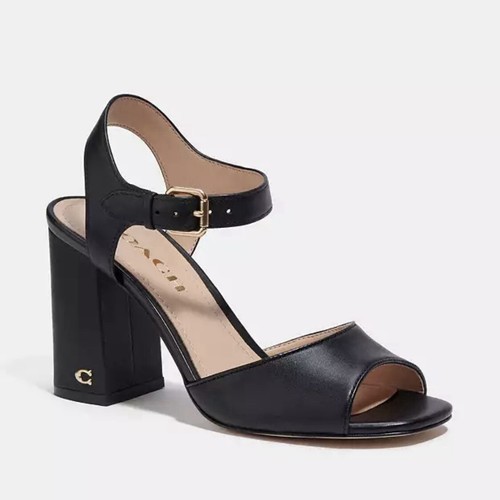 靴 COACH marcey leather sandal black COACH® Outlet | COACH® | Marci Sandal