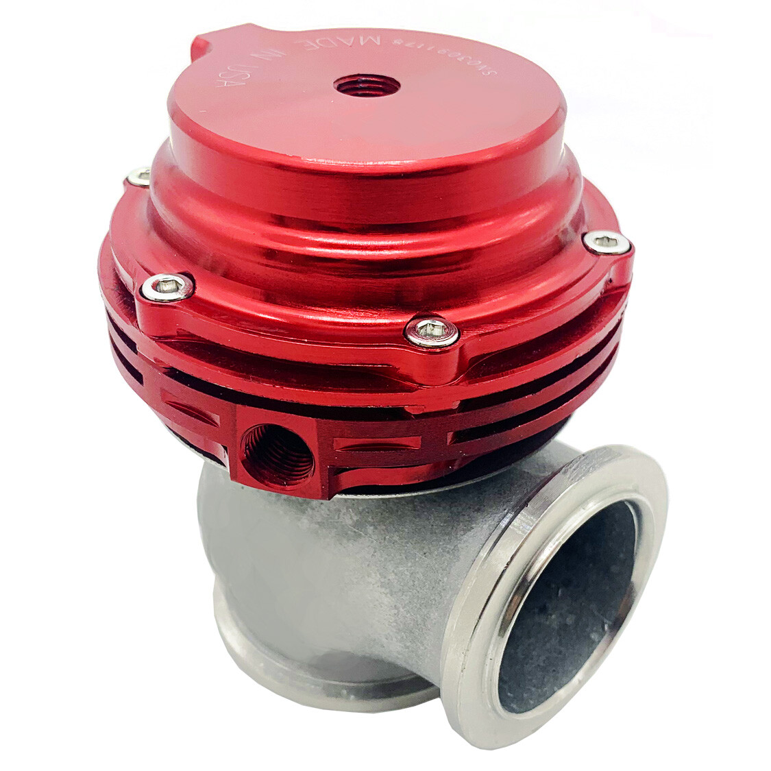 Red MVS 38MM External Turbo Wastegate Fits Tial Springs & Flanges