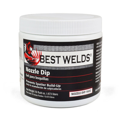 Best Welds Mig Welding Nozzle Gel Tip Dip 16oz Welder 1 LB