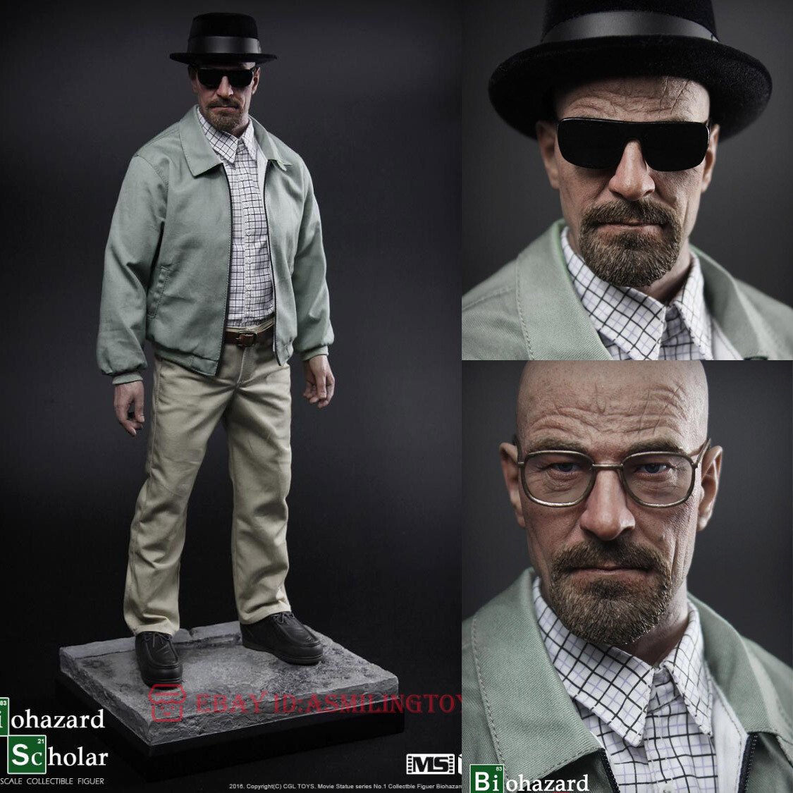 CGL TOYS 1/4 MS01 Breaking Bad Walter White 20.5inch Figure