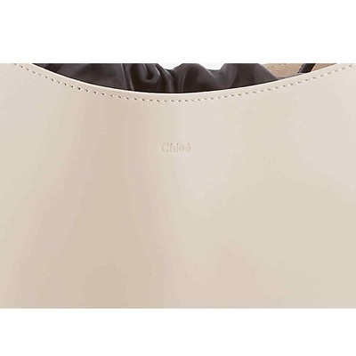 Pre-owned Chloé Chloe Large Mate Hobo Bag In Beige C22as570h956h3