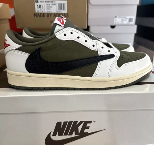 Air Jordan 1 LOW OG SP サイズ26 DM7866-200 Air Jordan 1 Retro Low OG SP x Travis Scott 'Medium Olive