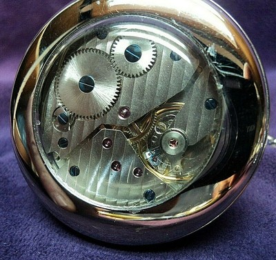 Serviced~Burlingham~17J~ETA 6497 Clone~52mm Winding Mechanical Pocket Watch