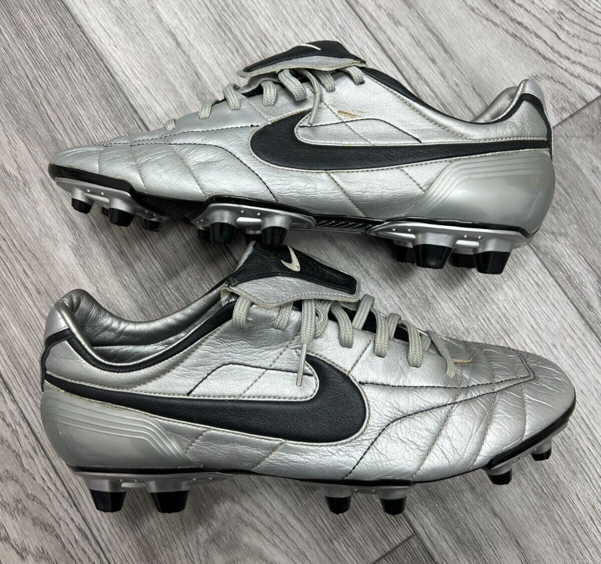 Nike Tiempo Zoom Air Legend Vintage Silver Football Soccer Nike Tiempo Zoom Air Legend Vintage Silver Football Soccer
