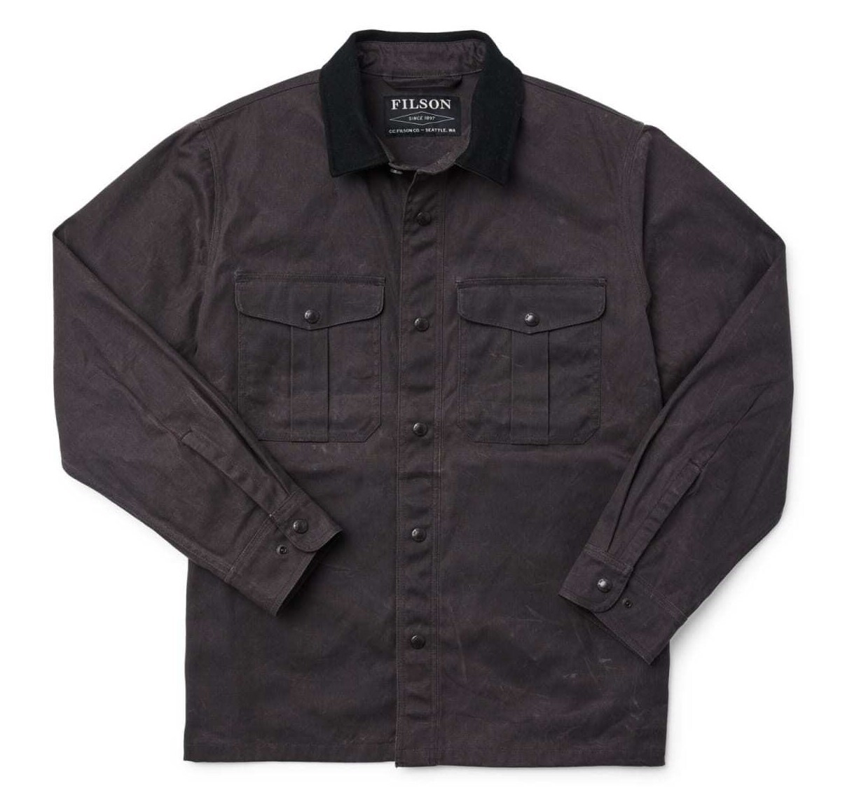 Filson Tin Cloth Jac Shirt 20202580 Jacket CC Cinder Dark