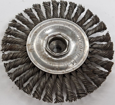 WEILER MIGHTY MIGHT MITE 4'' ROUGHNECK WHEEL BRUSH MAX 20,000 RPM 13128
