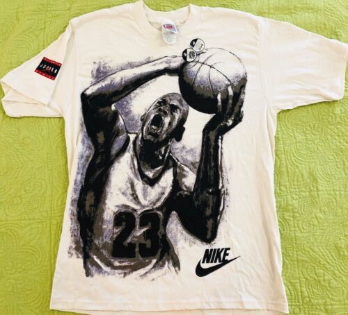 Vintage Nike Air Jordan T-Shirt Off White Size M RARE | eBay Vintage Nike Air Jordan T-Shirt Off White Size M RARE | eBay