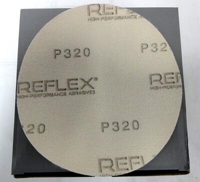 REFLEX 50x 6 inch Sanding Discs Hook Loop Sandpaper like 3M Cubitron Hookit