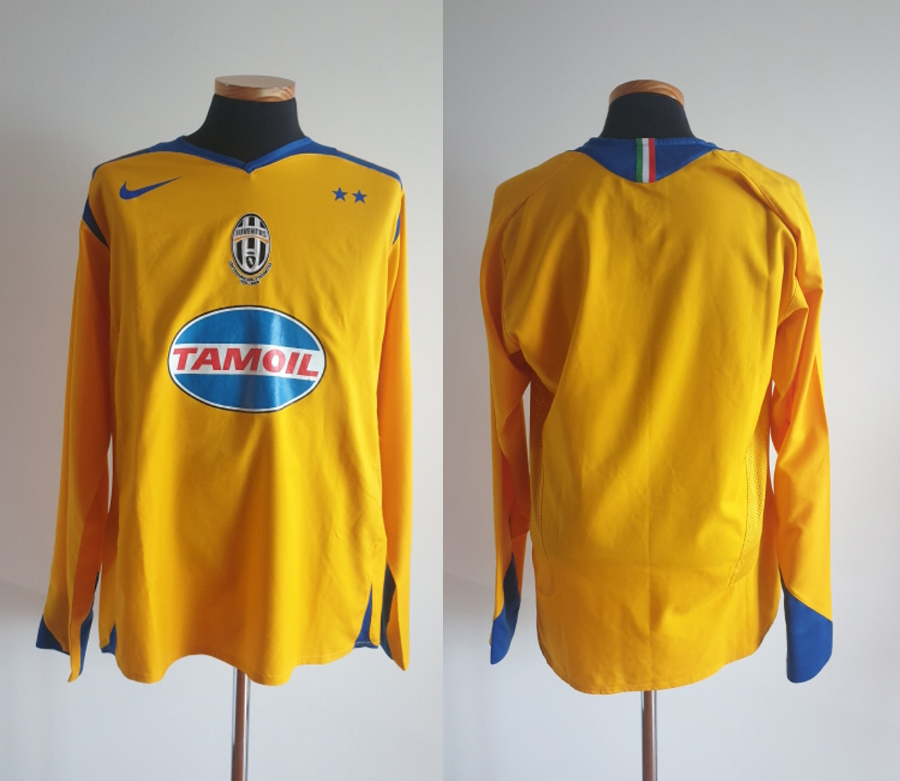 Nike Juventus Ibrahimović Lサイズ Vtg Nike Total 90 Juventus FC 05/06 Away Centenary Jersey