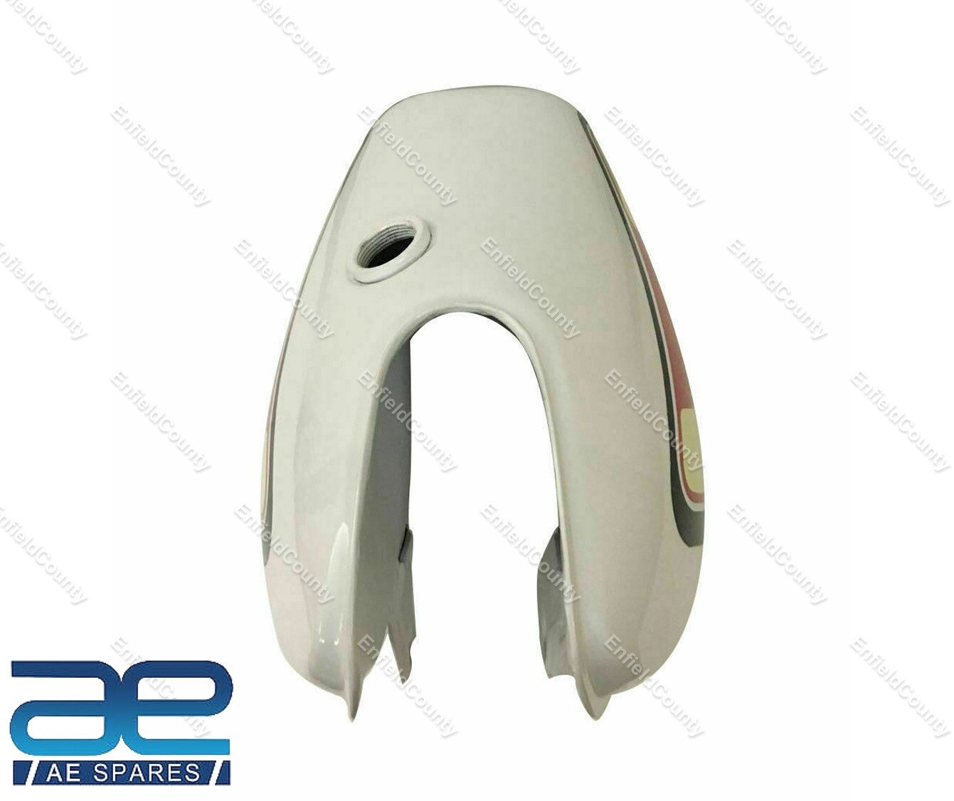 For Yamaha XT TT 500 White Painted Fuel Petrol Gas Tank Steel 1980 Model 