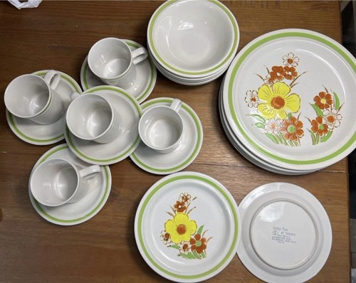 昭和レトロ 新品未使用 KARINA JAPAN STONEWARE 5枚セット $_12.JPG?set_id=880000500F