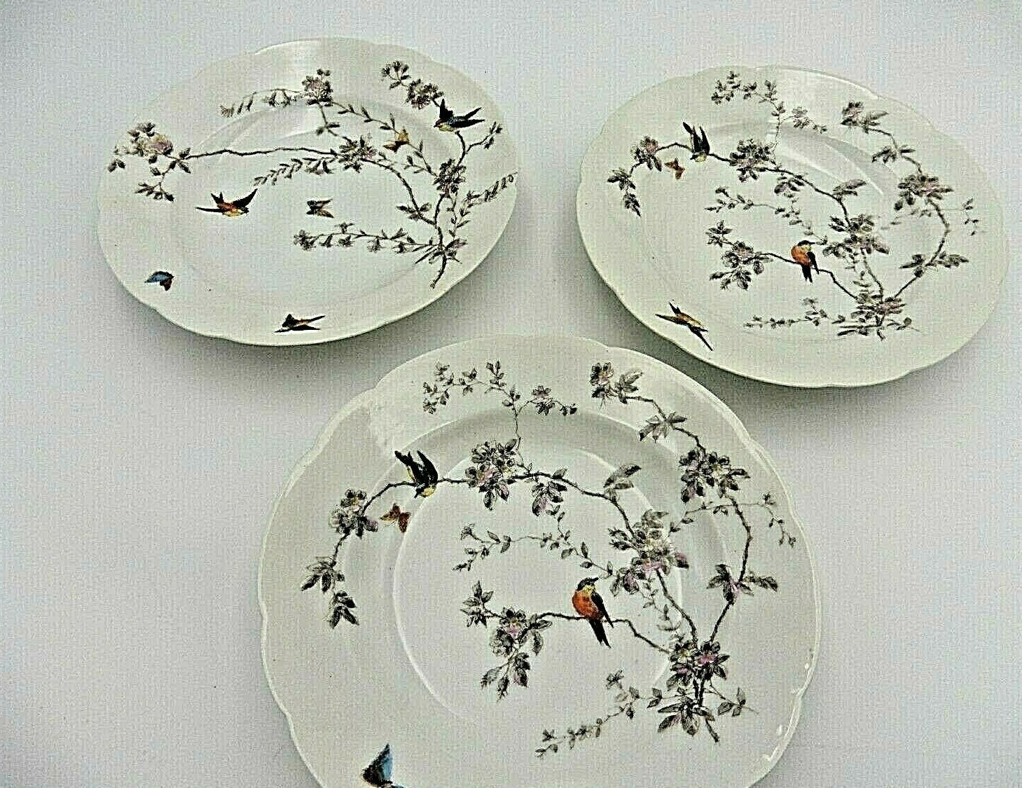 CH.FIELD HAVILAND 3点SET CH Field Set Of 3 Haviland Limoges GDA France Antique 1900's