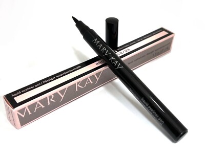 MARY KAY LIQUID EYE LINER PEN~MK BLACK~YOU CHOOSE QTY~DISCONTINUED~FULL SIZE~NIB