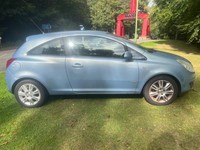 VAUXHALL CORSA 1.2 i 16v Design Blue Manual Petrol 2009