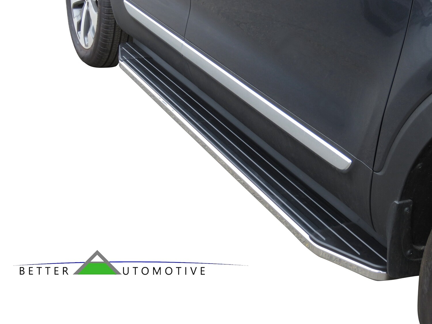 5.5" Aluminum Running Boards for 2020 KIA Telluride Side Step Rails