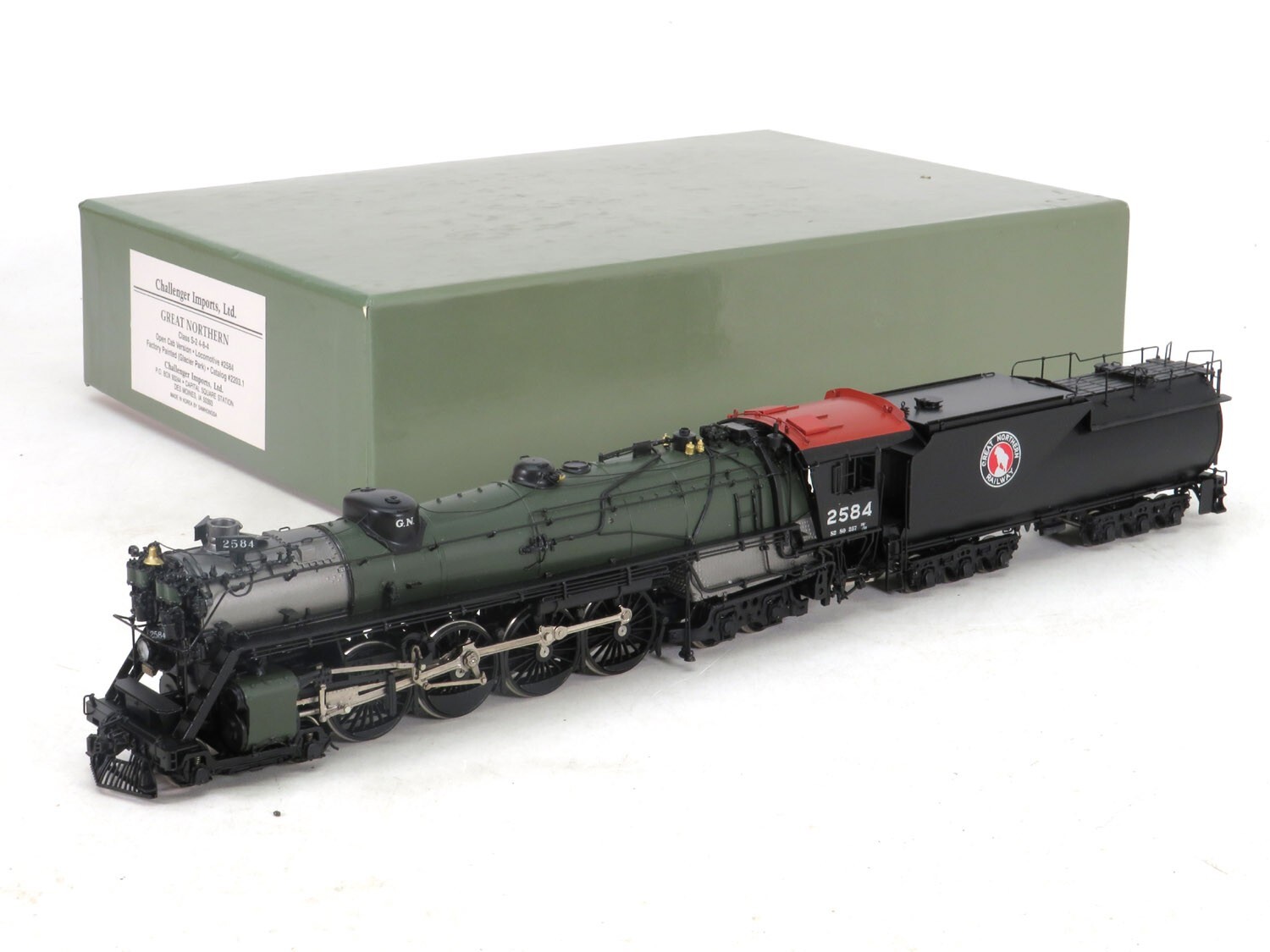 Challenger Imports 2203.1 Great Northern S-2 4-8-4 Brass