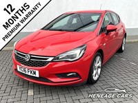 2016 (16) Vauxhall Astra 1.4 Turbo SRi Petrol 5-Door