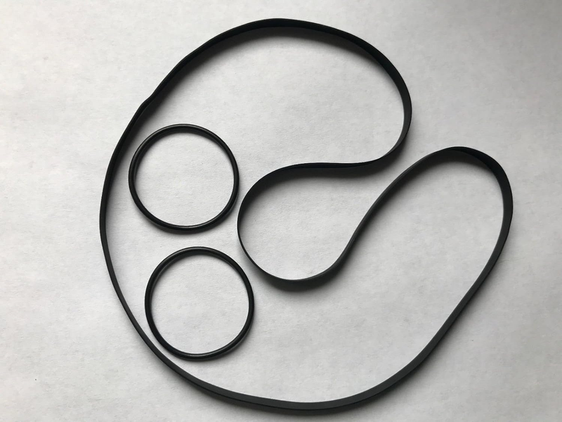 New 3 Belt Set for Mitsubishi Turntable LT-5 LT-5V LT-640 X-