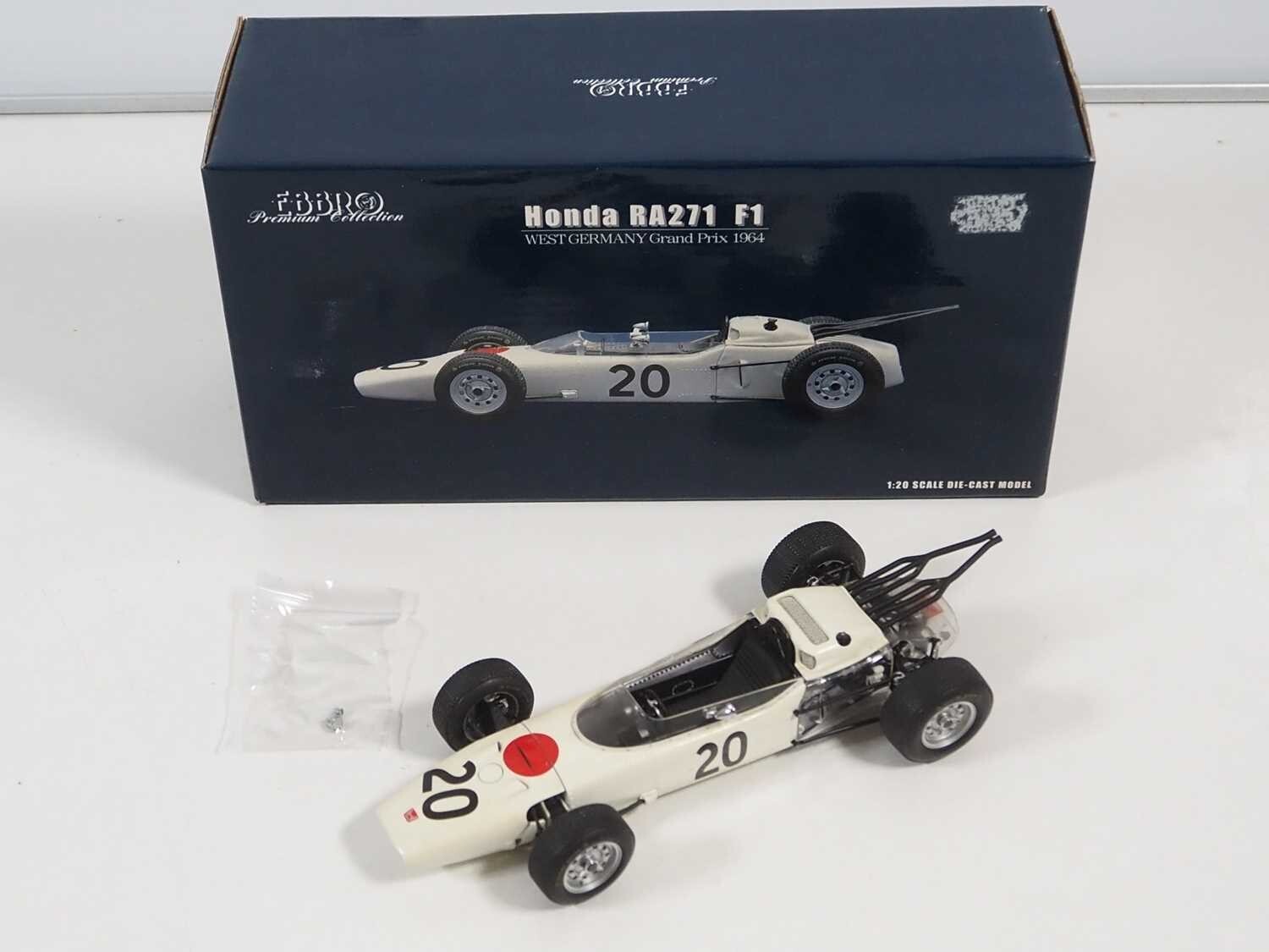 ミニカー EBBRO Honda RA271 F1 EBBRO Honda RA271 F1 West Germany Grand Prix 1964 1/20 Scale