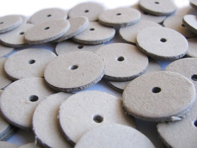 Pappscheiben in 15 mm für Minibären kleine Teddys 50 Gelenkscheiben
