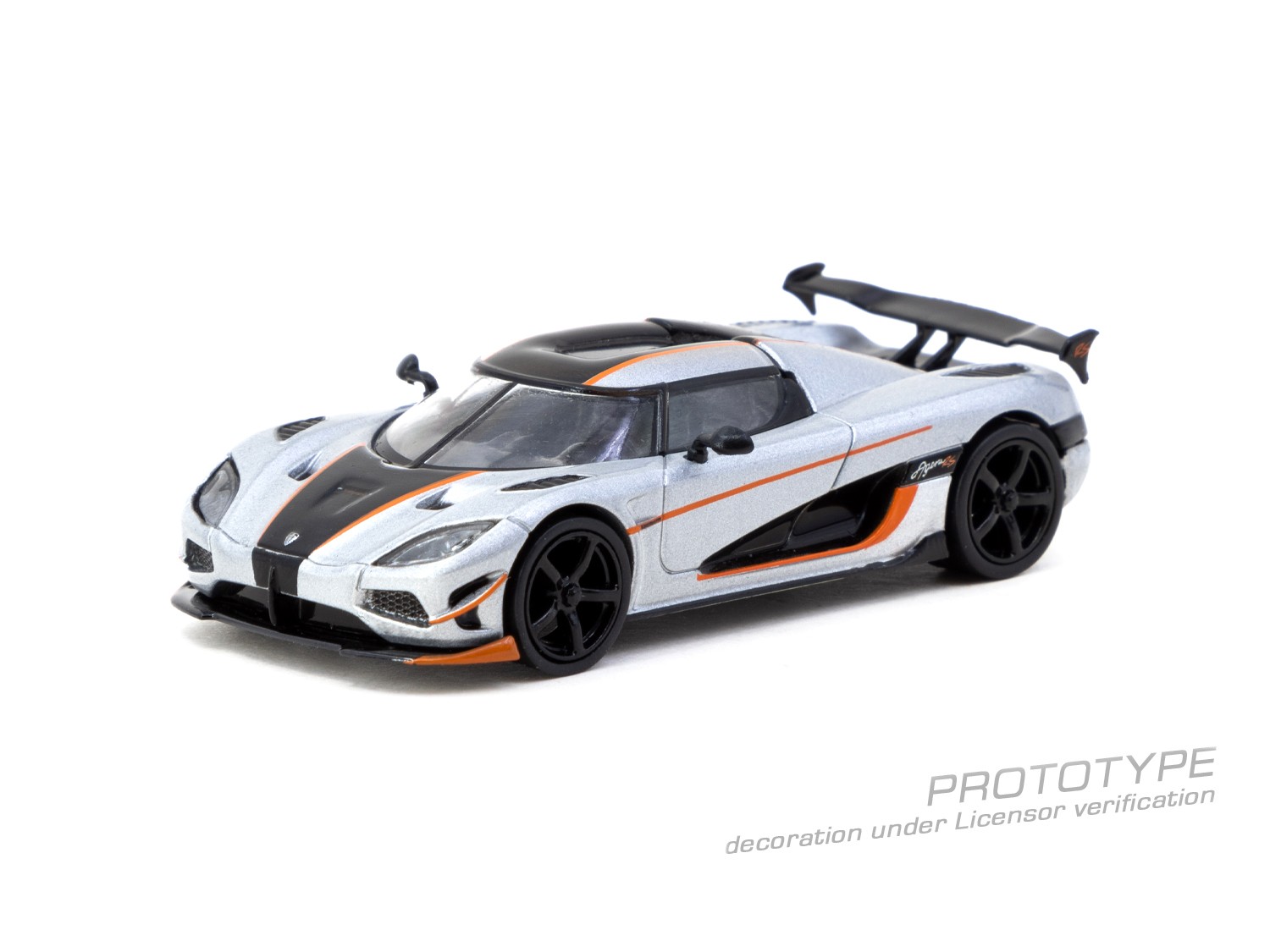 Tarmac Works 1/64 Koenigsegg Agera RS Moon Silver / Black