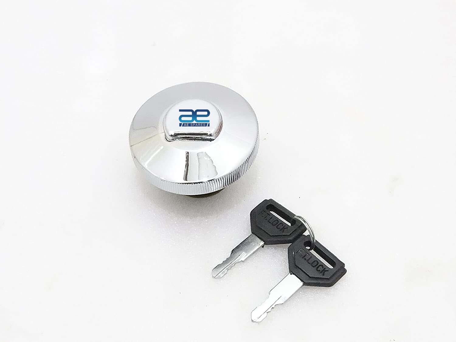 For Suzuki Samurai SJ413 Jimny Drover Chrome Lockable Fuel Tank Cap Type 2 Gypsy