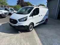 FORD TRANSIT CUSTOM 2.0 320 L1H1 SWB LOW ROOF TWIN SIDE DOORS RACKING White Manu