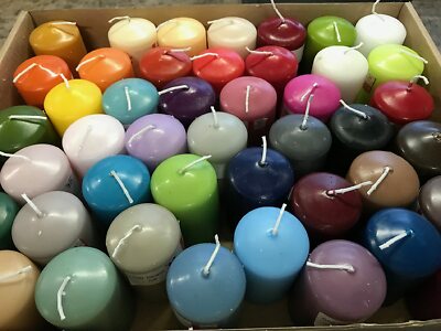 2 kg gemischte Stumpenkerze Mix Paket Stumpen Kerze Blockkerze Mix Duftkerzen